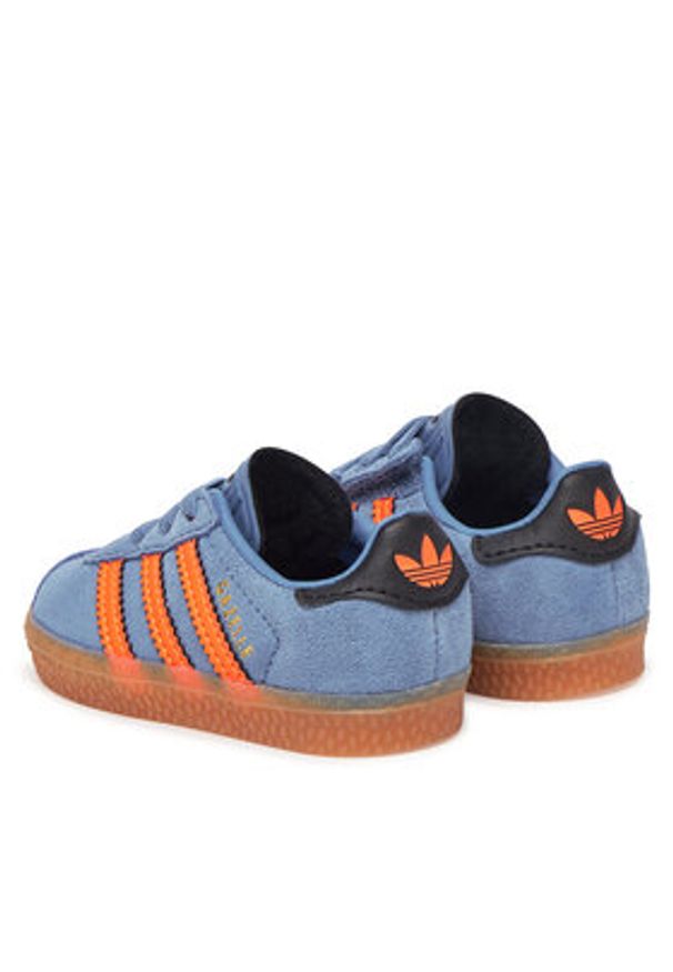 Adidas - adidas Sneakersy Gazelle Comfort Closure JP7134 Granatowy. Kolor: niebieski. Materiał: zamsz, skóra. Model: Adidas Gazelle