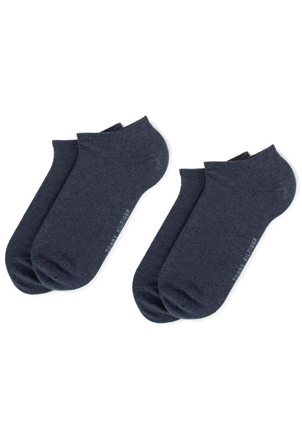 TOMMY HILFIGER - Tommy Hilfiger Skarpety krótkie 343024001 Granatowy. Kolor: niebieski. Materiał: materiał