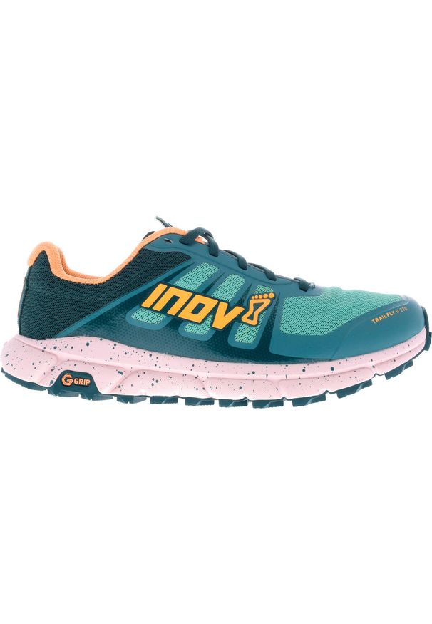 BOXRAW - Buty trailowe damskie Inov-8 TrailFly G 270 V2. Kolor: zielony