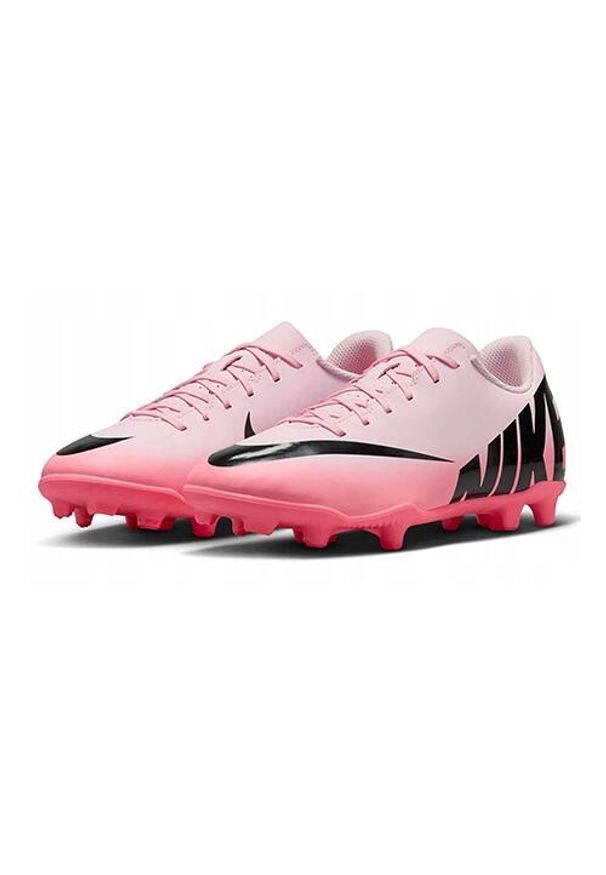 Korki Sportowe Nike JR Vapor 15 Club FG/MG. Kolor: różowy. Sport: piłka nożna, fitness