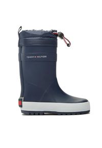 TOMMY HILFIGER - Tommy Hilfiger Kalosze T3X6-33167-0047800 M Niebieski. Kolor: niebieski #1