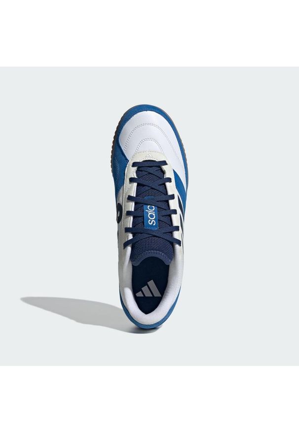 Adidas - Buty Top Sala Competition 2 IN. Kolor: wielokolorowy, niebieski, szary, biały. Materiał: materiał. Sport: piłka nożna