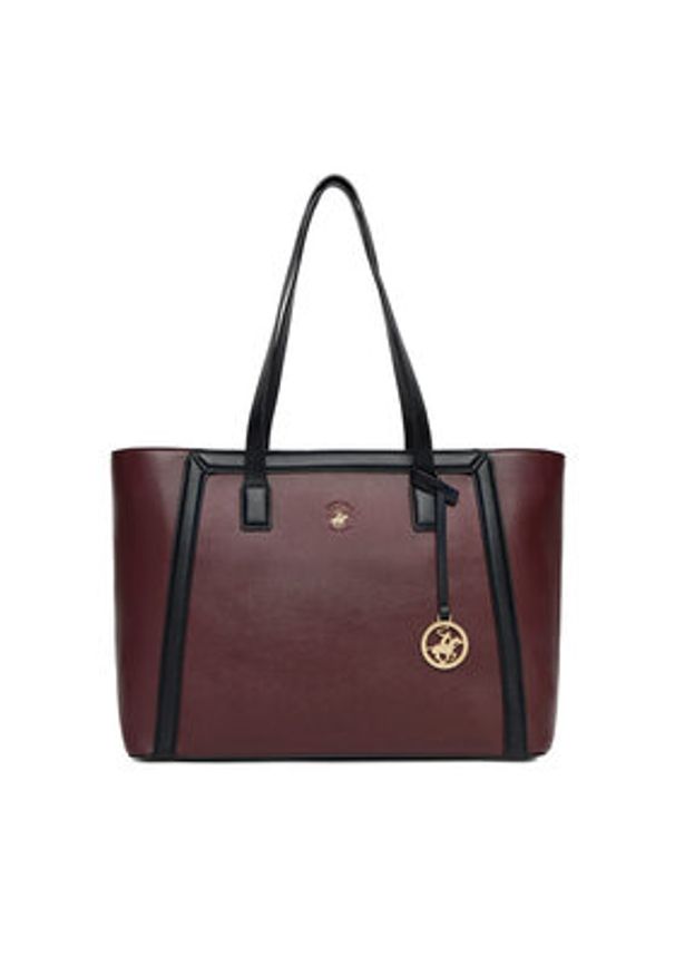 Beverly Hills Polo Club Torebka C-BHPC-L-007-08 Bordowy. Kolor: czerwony