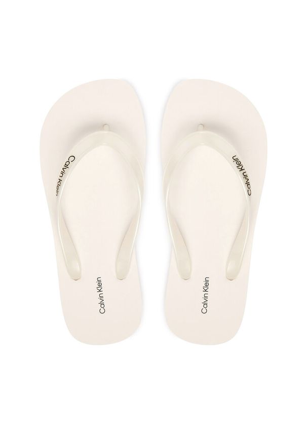 Japonki Calvin Klein. Kolor: biały