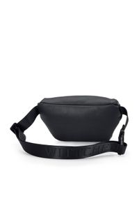 Wittchen - Męska torebka nerka minimalistyczna czarna. Kolor: czarny. Materiał: skóra ekologiczna #4