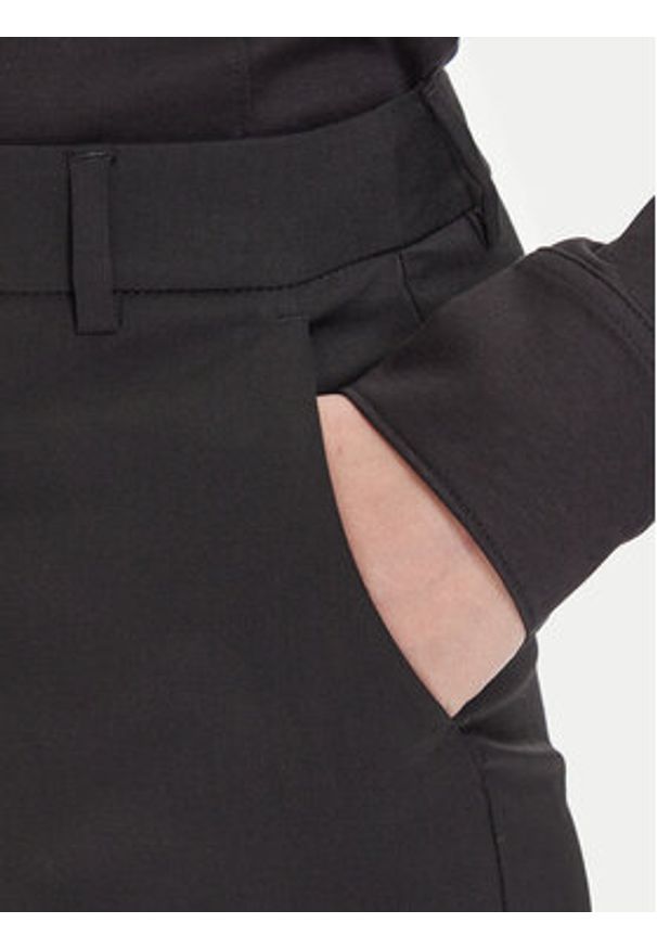 Weekend Max Mara Spodnie materiałowe Canon 2525136171 Czarny Slim Fit. Kolor: czarny. Materiał: wełna