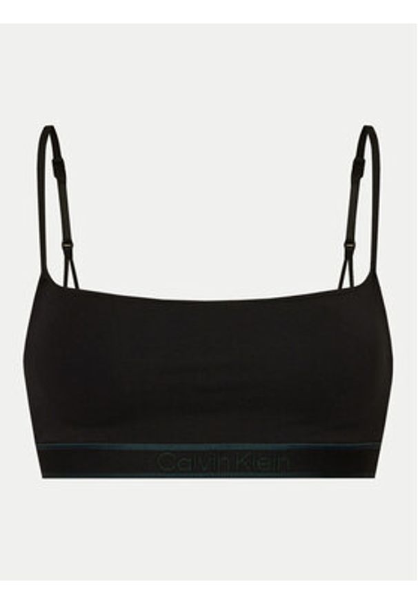 Calvin Klein Underwear Biustonosz top 000QF7943E Czarny. Kolor: czarny. Materiał: bawełna