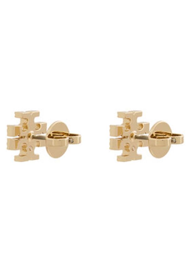 Tory Burch Kolczyki Kira Pave Stud 158535 Złoty. Materiał: metalowe. Kolor: złoty