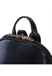 Wittchen - Damski plecak z półokrągłą kieszenią. Kolor: złoty, czarny, wielokolorowy. Materiał: skóra ekologiczna. Styl: casual, klasyczny, elegancki #6
