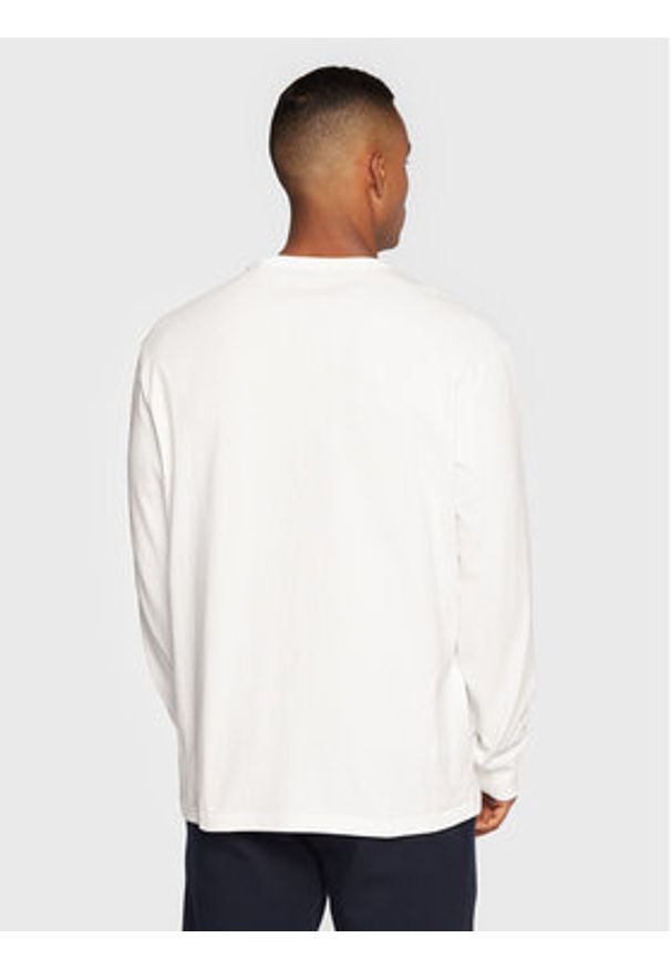 Polo Ralph Lauren Longsleeve 710842632002 Biały Classic Fit. Typ kołnierza: polo. Kolor: biały. Materiał: bawełna. Długość rękawa: długi rękaw