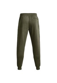 Spodnie fitness męskie Under Armour Rival Fleece Joggers. Kolor: zielony, wielokolorowy. Sport: fitness