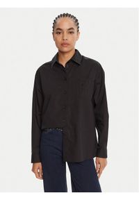 Liu Jo Koszula UF5240 T039A Czarny Regular Fit. Kolor: czarny. Materiał: bawełna