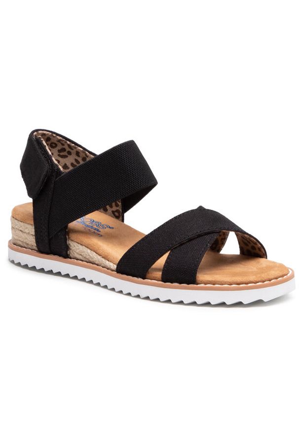 skechers - Skechers Espadryle Secret Picnic 33386/Blk Czarny. Kolor: czarny. Materiał: materiał