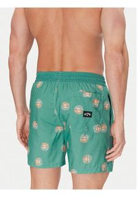 Billabong Szorty kąpielowe Vacay Lb EBYJV00144 Zielony Regular Fit. Kolor: zielony. Materiał: syntetyk