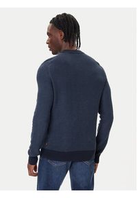 BOSS Sweter Klapok 50548673 Niebieski Regular Fit. Kolor: niebieski. Materiał: bawełna #4