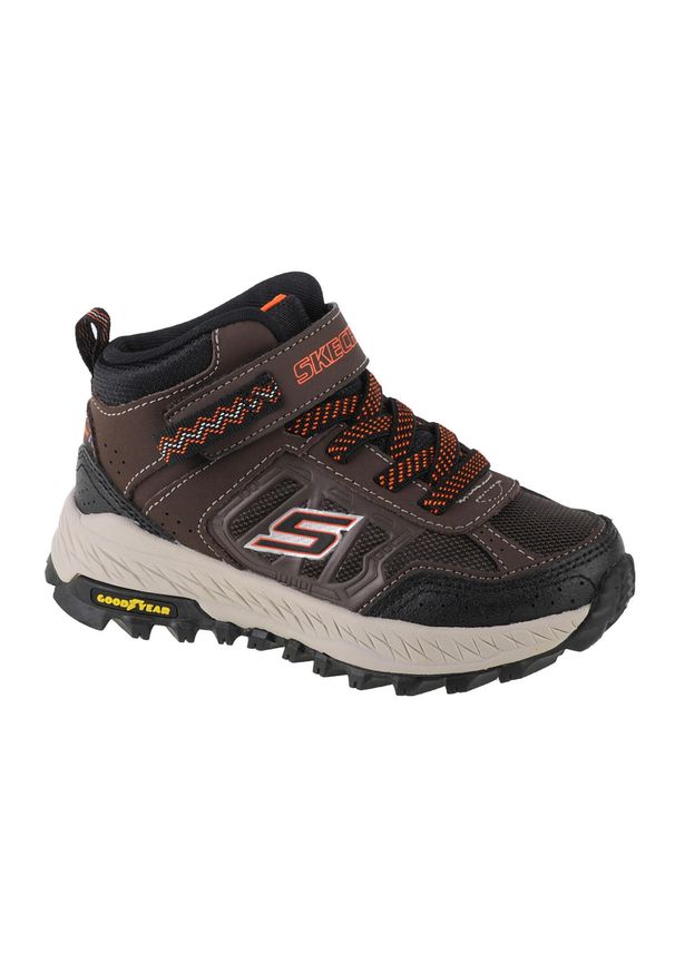 skechers - Buty trekkingowe chłopięce, Fuse Tread-Trekor. Okazja: na co dzień. Kolor: brązowy