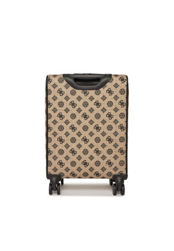 Guess Walizka kabinowa TWLP96 27983 Czarny. Kolor: czarny, beżowy. Materiał: poliester, materiał