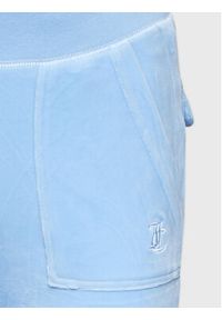 Juicy Couture Spodnie dresowe Del Ray JCAP180 Niebieski Straight Fit. Kolor: niebieski. Materiał: syntetyk #2