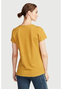 T-shirt marki Cellbes Equestrian. Kolor: żółty. Materiał: materiał #2