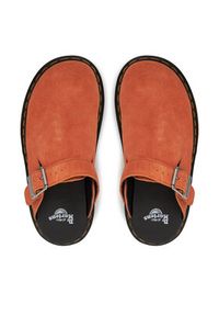 Dr. Martens Klapki Zebzag DM31937800 Pomarańczowy. Kolor: pomarańczowy. Materiał: skóra, nubuk #3