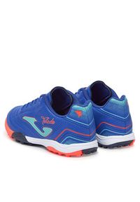 Joma Buty do piłki nożnej Toledo Jr 2504 TOJS2504TF Niebieski. Kolor: niebieski. Materiał: skóra #4