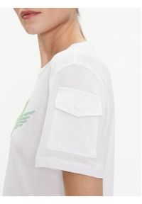 Aeronautica Militare T-Shirt 241TS2223DJ510 Biały Comfort Fit. Kolor: biały. Materiał: bawełna #4