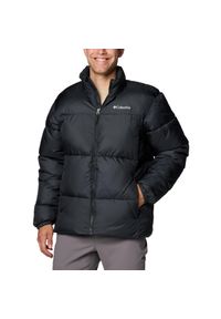 columbia - Kurtka sportowa męska Puffect III Jacket. Kolor: czarny. Materiał: poliester. Sport: turystyka piesza #1