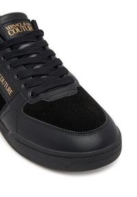 Versace Jeans Couture Sneakersy 79YA3SD4 ZPB39 Czarny. Kolor: czarny. Materiał: zamsz, skóra #5