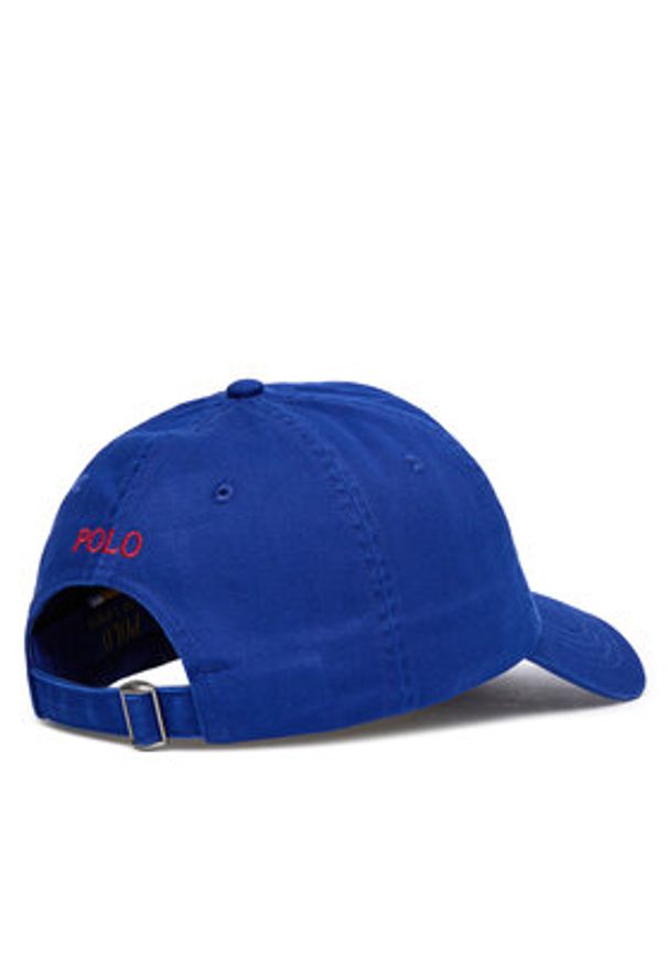 Polo Ralph Lauren Czapka z daszkiem 211912843008 Niebieski. Kolor: niebieski. Materiał: bawełna