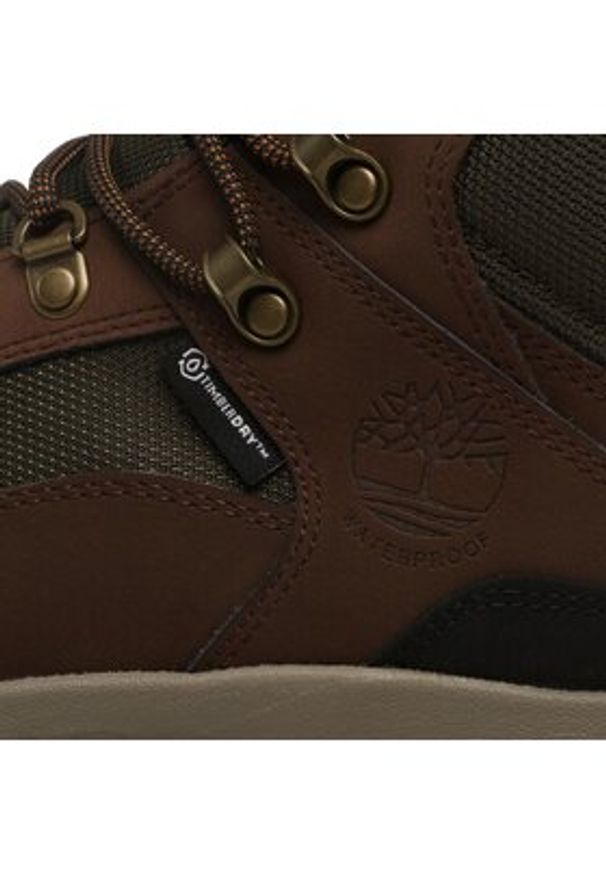 Timberland Sneakersy Bradstreet Pt Oxford TB0A2HWN9311 Brązowy. Kolor: brązowy. Materiał: skóra