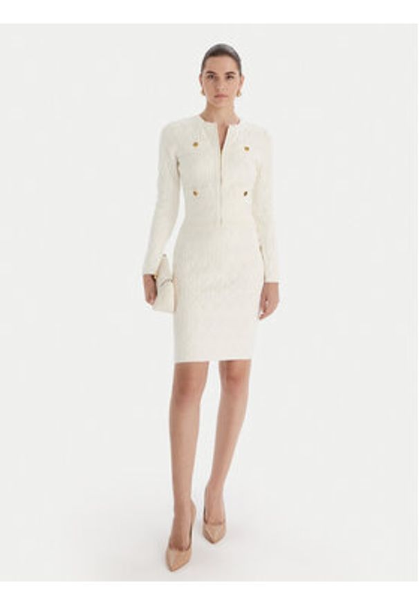 Marciano Guess Kardigan 5BGR06 5661Z Écru Regular Fit. Materiał: syntetyk