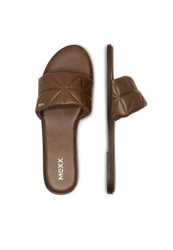 MEXX Klapki WYL021123-02 Brązowy. Kolor: brązowy. Materiał: syntetyk