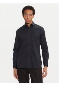 Michael Kors Koszula MK0DS01352 Granatowy Regular Fit. Kolor: niebieski. Materiał: bawełna #1