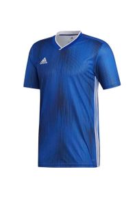 Adidas - Koszulka piłkarska dla dzieci adidas Tiro 17 Jersey JUNIOR. Kolor: niebieski. Materiał: jersey. Sport: piłka nożna