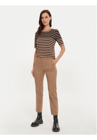 Sisley Spodnie materiałowe 45G2LE02X Brązowy Slim Fit. Kolor: brązowy. Materiał: bawełna #5