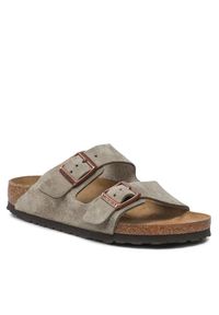 Klapki Birkenstock. Kolor: szary