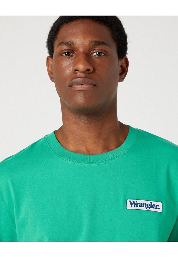 Wrangler - WRANGLER LOGO TEE MĘSKI T-SHIRT KOSZULKA LOGO LEPRECHAUN W760EEG30 112334242