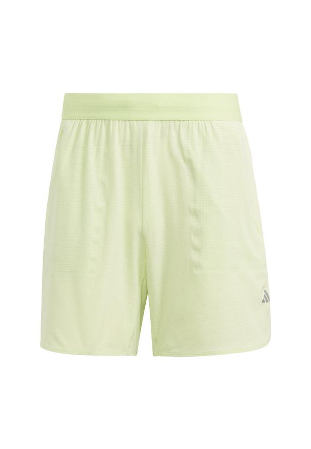 Adidas - Spodenki treningowe męskie adidas HIIT. Kolor: zielony, wielokolorowy, żółty. Materiał: materiał. Sport: fitness