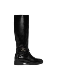 Nine West Kozaki CEO-NAJAT-01 Czarny. Kolor: czarny. Materiał: materiał, syntetyk