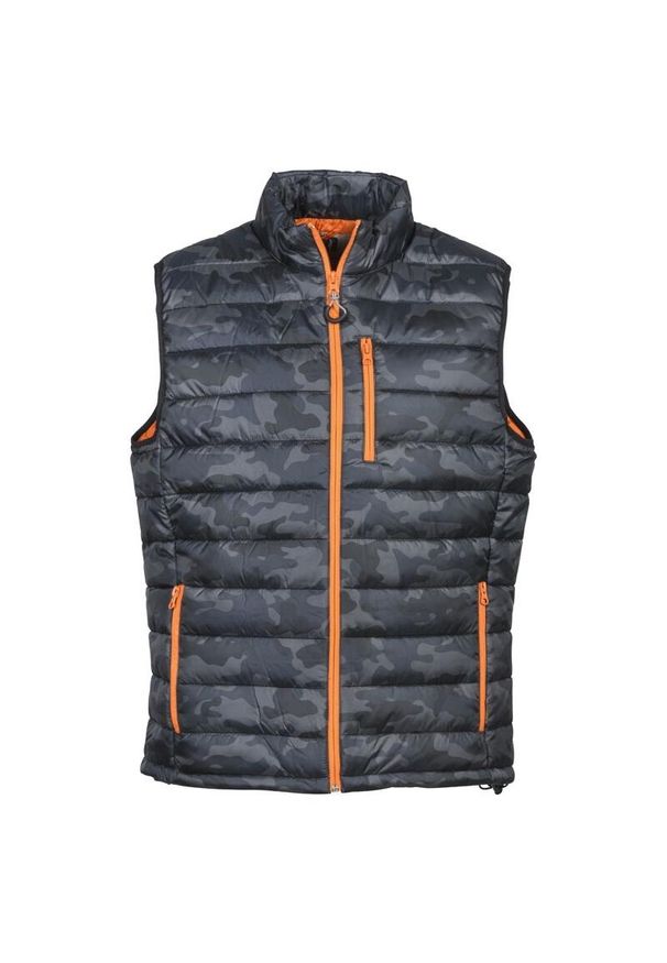 Kurtka puchowa bez rękawów PERCUSSION Camo Trek. Kolor: szary. Materiał: puch. Długość rękawa: bez rękawów. Sport: outdoor