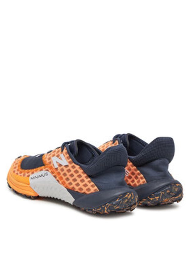 New Balance Buty do biegania Minimus Trail MTM10V1 Pomarańczowy. Kolor: pomarańczowy. Materiał: materiał