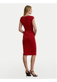 Lauren Ralph Lauren - LAUREN RALPH LAUREN Sukienka koktajlowa 200973601002 Czerwony Slim Fit. Kolor: czerwony. Materiał: syntetyk. Styl: wizytowy #3