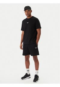 Reebok Komplet t-shirt i spodenki Baz RK25609CCM Czarny Regular Fit. Kolor: czarny. Materiał: syntetyk, bawełna #1