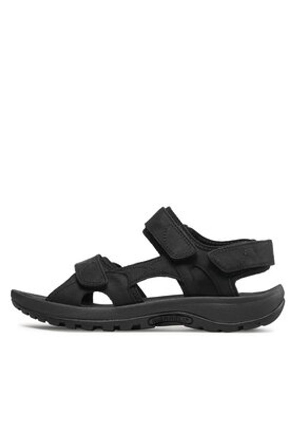 Merrell Sandały Sandspur 2 Convert J002715 Czarny. Kolor: czarny. Materiał: skóra, nubuk