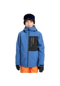 Quiksilver - Kurtka do sportów zimowych techniczna dla Chłopców SIDE HIT SOLID. Kolor: niebieski. Sezon: zima. Sport: narciarstwo #1