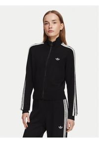 Adidas - adidas Kardigan Firebird KS7366 Czarny Slim Fit. Kolor: czarny. Materiał: wiskoza #1