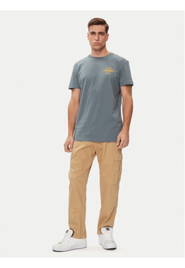 DC T-Shirt Chain Gang Tss ADYZT05348 Szary Regular Fit. Kolor: szary. Materiał: bawełna