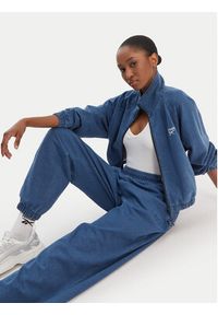 Reebok Spodnie dresowe Tenley RK25488CCW Niebieski Regular Fit. Kolor: niebieski. Materiał: bawełna #4