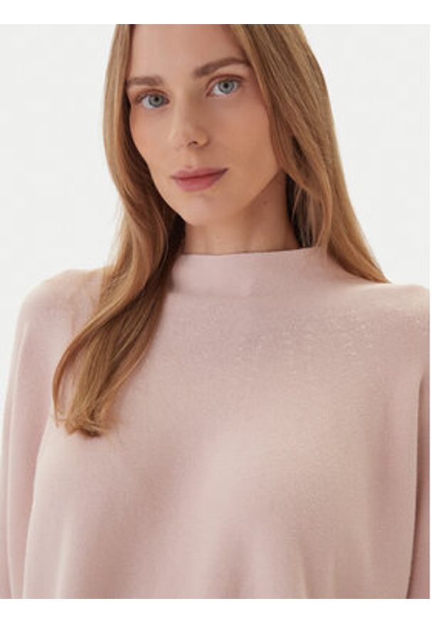 Kontatto Sweter 3M0811C Różowy Regular Fit. Kolor: różowy. Materiał: syntetyk