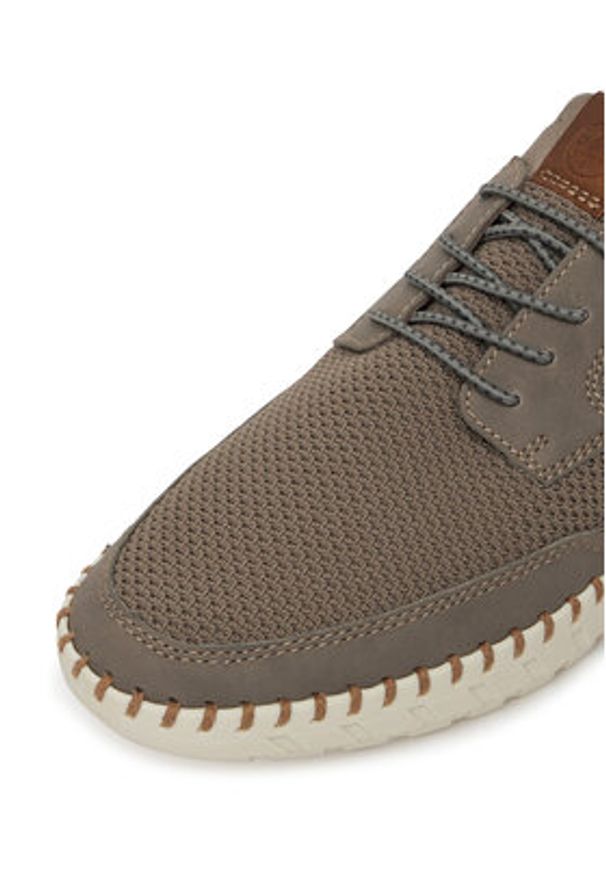 Rieker Sneakersy B2953-64 Beżowy. Kolor: beżowy. Materiał: materiał